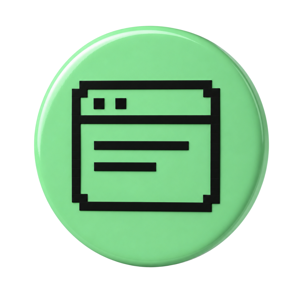 Browser window icon